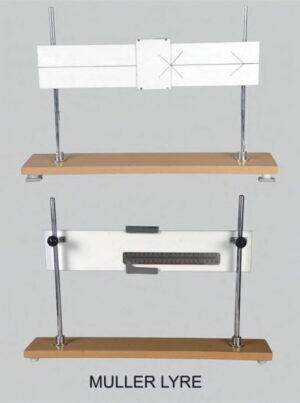 Muller Lyre Illusion With Stand, Scale Manual