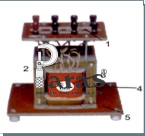 Cut sectional Model of 1PH Transformer