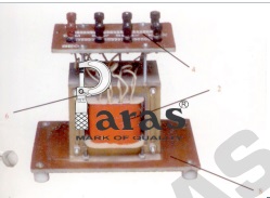 Sectional Front View of 1 PH. Transformer