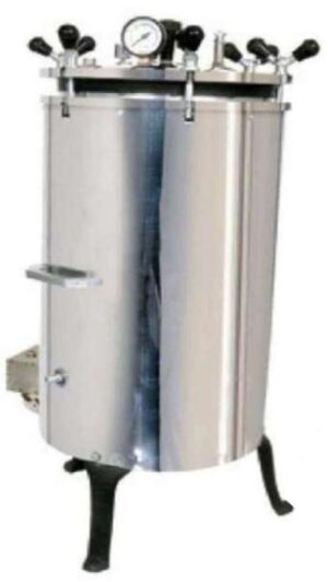 Autoclave Vertical With Inner Chamber of Sus and
Outer Wall of M.S.