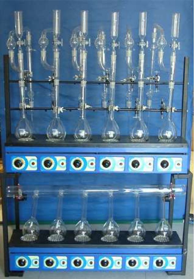 Universal Combined Kjeldhal Digestion And
Distillation Unit