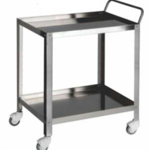 Instrument Trolley 2 Shelves Push Handle