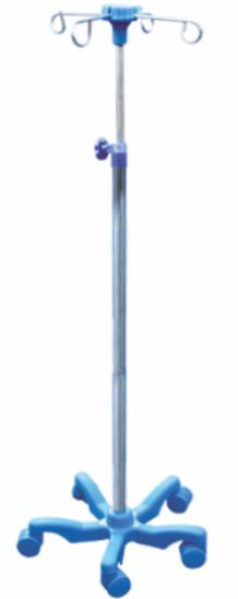 IV Stand Four Foldable Hook PU Base