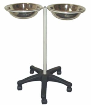 Bowl Stand Double Plastic Base