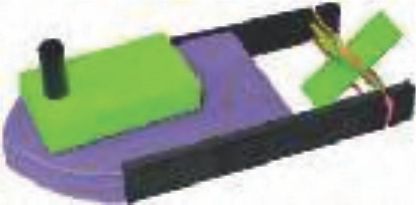 Elastic Powered Boat